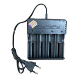 Carregador Para 4 Baterias 18650 E 26650 Bivolt Quadruplo