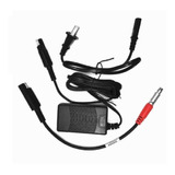 Carregador Para Gps Topcon Hiper Original Com Cabo De Força