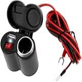 Carregador Para Moto Celular GPS Tomada USB 2 0 Adaptador Acendedor Guidão De Motocicleta Bicicleta Elétrica Automático Entregadores Prova De Água PREMIUM