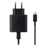 Carregador Para Samsung Turbo 45w A20 A21 A30 A50 A70 A80 Cor Preto