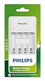 Carregador Philips De Pilha Recarregável AA E AAA Via Micro USB SCB3400NB 59