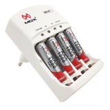 Carregador Pilhas Aa aaa 9v 4 Pilhas Aaa 1000mah Auto Stop