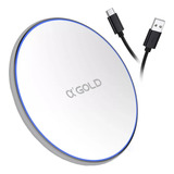 Carregador Por Indução Sem Fio Carga Rápida Turbo Usb Tipo C