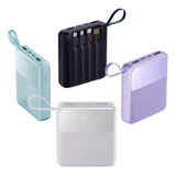 Carregador Portatil Power Bank 10 000mah Bolso Turbo 4 Cabos