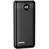 Carregador Portátil Power Bank 20 000mah Cor Preto E Branco Com USB C Turbo 2 USB Rápido Carregamento Universal De IPhone Android BRANCO 