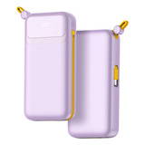 Carregador Portátil Power Bank 20000mah Ezra Turbo Rápido 22 5w Cor Violeta