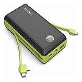 Carregador Portátil Power Bank Universal 20-000mAh- 2 Portas USB - 1 Porta USB-C- Indicador De Bateria Carregamento Rápido Turbo Compatível Com Todos Dispositivos