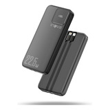 Carregador Portátil Turbo 22 5w Power Bank 10 000mah Universal Externa Cor Preto Inova