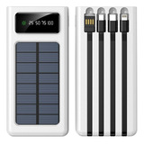 Carregador Power Bank Energia Solar Portátil 10000mah Rápido