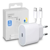 Carregador Powertech Turbo Para iPhone 20w X Xr 11 12 13 14