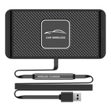 Carregador Sem Fio Indução Rápido 15w P carro Antiderrapante