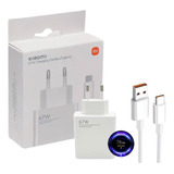 Carregador Turbo 67w Para Xiaomi 12s Ultra 12 Lite 11 Ultra