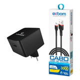 Carregador Turbo Para Motorola G9 Play Cabo E Fonte