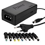 Carregador Universal 120W- 9 Conectores- Compatível Com Notebook- TV- Monitor- Bivolt- Multivoltagem- Proteção Integrada