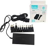 Carregador Universal De Notebook- Fonte Universal Com 11 Adaptadores- 120W AC 110V-220V-- Fonte Laptops- Dispositivos Móveis E Equipamentos Diversos- Com Proteção Para Sobrecarga E Curto-