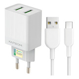 Carregador Usb c Turbo Fonte 5 1a Carregamento Rápido Compativel Com iPhone Samsung Motorola Xiaomi