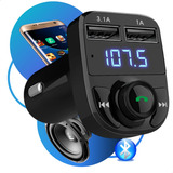 Carregador Usb P Carro Mp3 Transmissor Fm Sem Fio Bluetooth