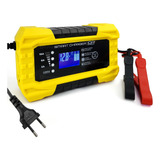 Carregador Veicular Auxiliar Partida 10a Digital 12v Carro
