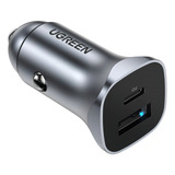 Carregador Veicular Tipo c Pd Usb Qc 24w Ugreen
