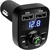 Carregador Veicular Transmissor FM E BLUETOOTH Com 2 Entradas