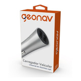 Carregador Veícular Universal Dupla Saída Usb 3 4a Geonav