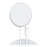 Carregador Wireless Turbo Rapido Qi 20w Sem Fio Indução Cor Branco