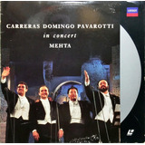 Carreras Domingo Pavarotti Ld Laserdisc Concert
