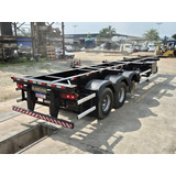 Carreta Base Porta Container Bug 40 Pés Randon 12 Pinos