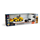 Carreta Caminhão Branco Diamond Truck C Trator Carregadeira