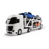 Carreta Caminhão Cegonheira Petroleum Branco 4 Pickups