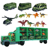 Carreta Dino C dinossauros Carrinhos Helicoptero