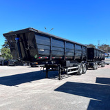 Carreta Rodocaçamba Fachinni 2022 Preta Rodotrem Basculante