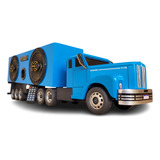 Carreta Scânia 111s Jacaré Caixa De Som Bluetooth Miniatura