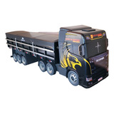 Carreta Scania R450 Heróis Da Estrada Graneleiro Miniatura
