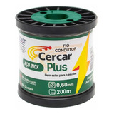 Carretel Arame Aço Tipo Inox Fio 0 60 Mm Para Cerca Elétrica