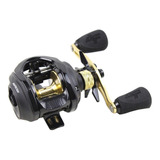 Carretel Carretilha Albatroz Fishing V73 Esquerdo Color Preto