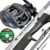 Carretel Carretilha Marine Sports Ventura Vt5 vara E Linha