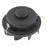 Carretel Fio De Nylon P Aparador De Grama Garthen 1000 1500 Cor Preto