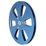 Carretel Vazio De 1 4 De 7 Polegadas Carretel De Recolhimento Vazio Em Liga De Alumínio Parte Da Máquina De Abertura 6 Azul