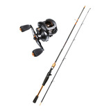 Carretilha 18 Rolamentos Vara Carbono 1 65 Metros 20 Libras