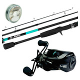 Carretilha Bg M21 Pró Acqua Vara New Agata 1 82m Jau Pesca