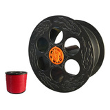 Carretilha Com Linha De Pipa Plastico Preta Infantil 21 Cm