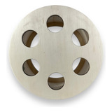 Carretilha De Madeira 12 Polegadas 30cm Rolamento