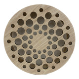 Carretilha De Madeira Para Pipa 61 Cm Multifuros 24 Poleg