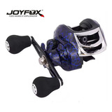 Carretilha De Pesca 7 1 1 Joyfox 18 Rolamentos 8kg Carretel Carretilha Preto azul 230g Direito