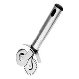 Carretilha Dupla Em Inox Para Cortar Massas Pastel Ou Pizza