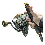 Carretilha Molinete De Pesca He7000 Carretel De Fiação Metal
