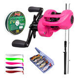 Carretilha Montana Ds 10000 Vara 1 68m 10 Iscas E Linha