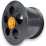 Carretilha Para Pipa 8 Polegadas -21cm- Plástico Resistente Preto