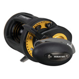 Carretilha Perfil Alto Kratos 20 Saint Direito Drag 14kg Cor Preto